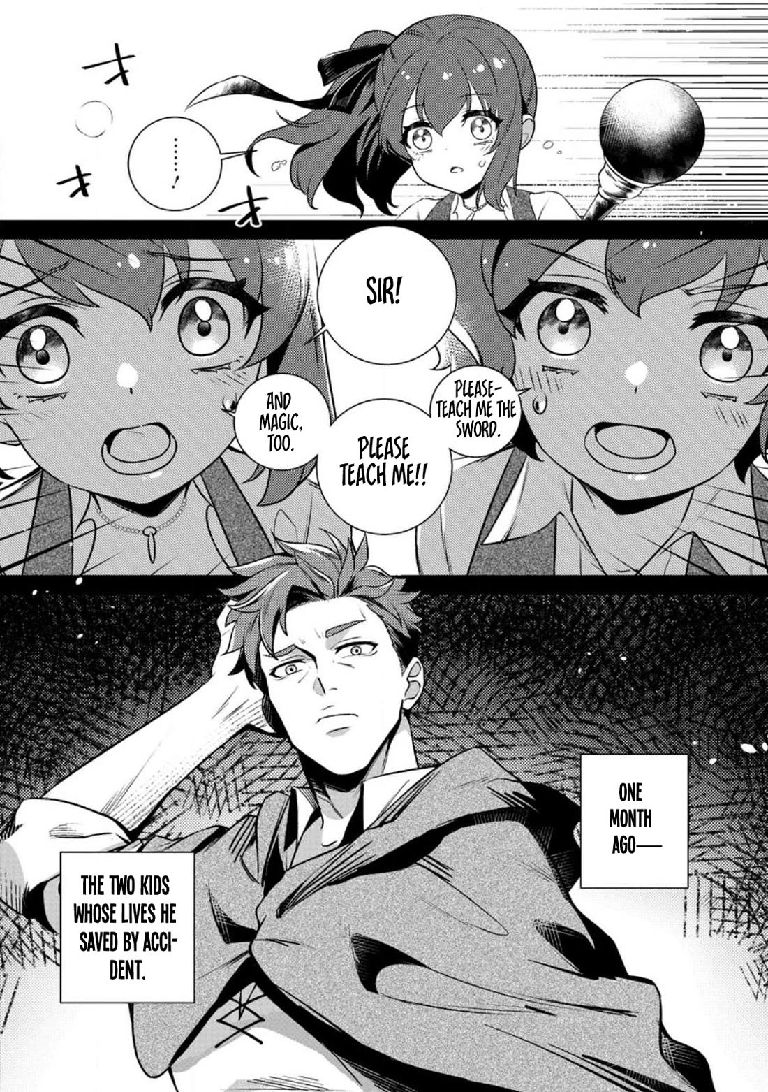 The Strongest Old Knight Commander is Celebrated as a Hero in the Countryside After Being Cheated on and Exiled Chapter 2 page 8 - Chapter 2