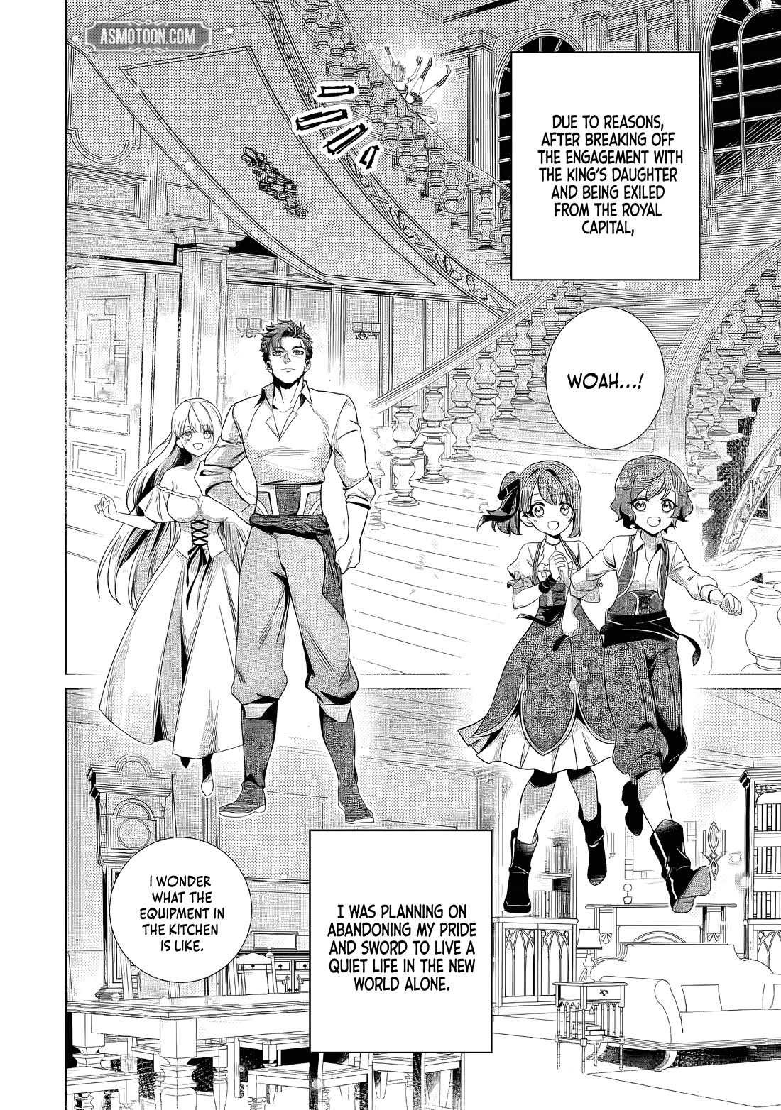 The Strongest Old Knight Commander is Celebrated as a Hero in the Countryside After Being Cheated on and Exiled Chapter 6 page 6 - Chapter 6