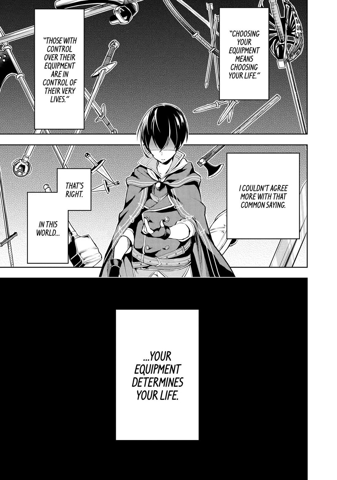 The Strongest Swordsman Has Zero Equipment Slots, but He Can Equip up to 9999 Items if It’s (Cute) Cursed Equipment Chapter 1 page 1 - Chapter 1