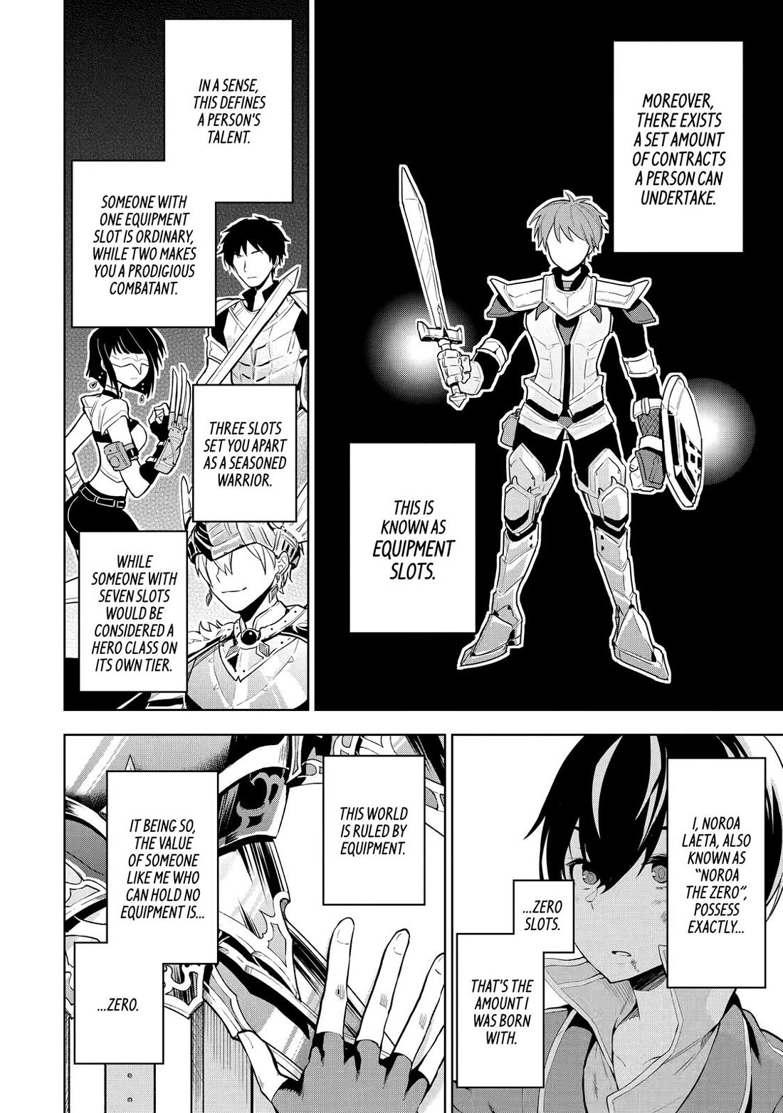The Strongest Swordsman Has Zero Equipment Slots, but He Can Equip up to 9999 Items if It’s (Cute) Cursed Equipment Chapter 1 page 11 - Chapter 1