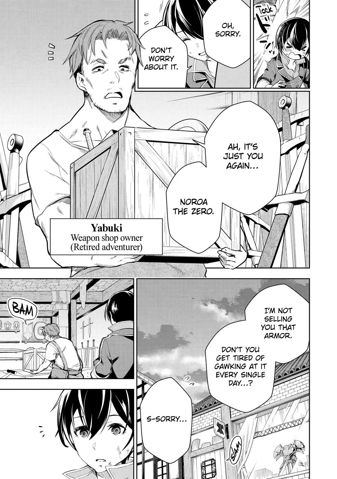 The Strongest Swordsman Has Zero Equipment Slots, but He Can Equip up to 9999 Items if It’s (Cute) Cursed Equipment Chapter 1 page 12 - Chapter 1