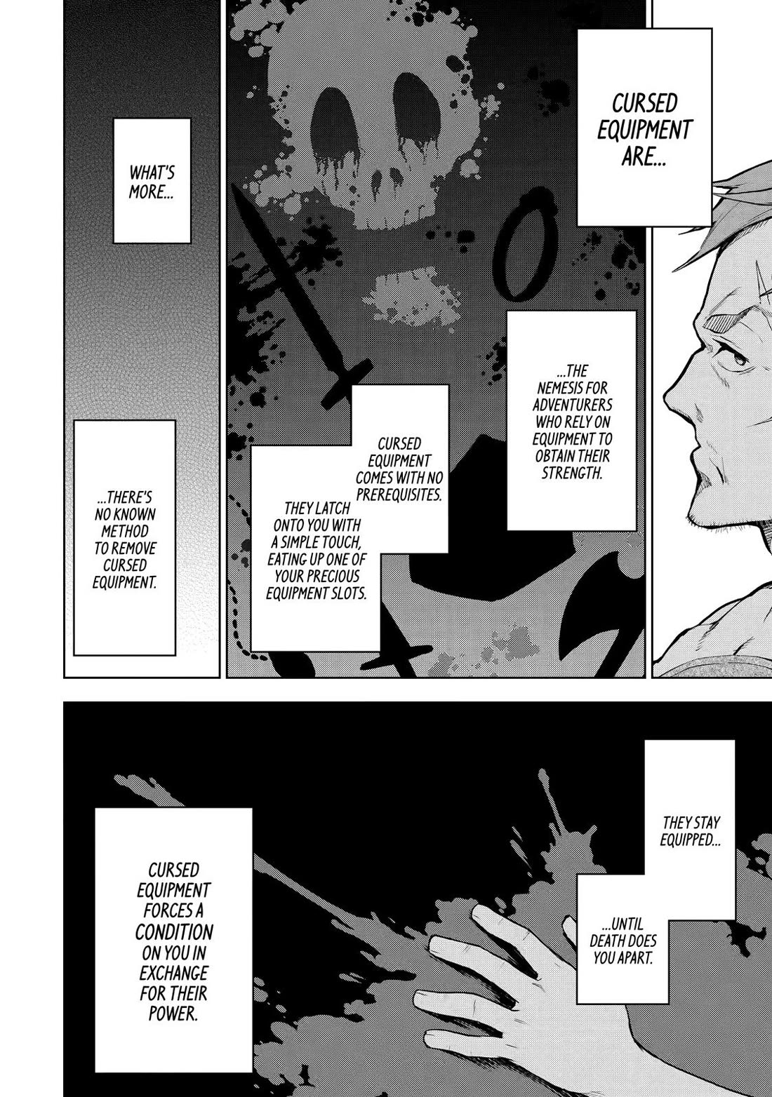 The Strongest Swordsman Has Zero Equipment Slots, but He Can Equip up to 9999 Items if It’s (Cute) Cursed Equipment Chapter 1 page 17 - Chapter 1