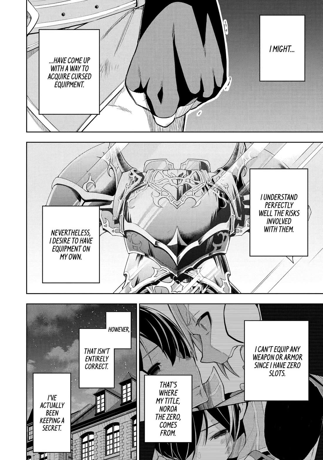 The Strongest Swordsman Has Zero Equipment Slots, but He Can Equip up to 9999 Items if It’s (Cute) Cursed Equipment Chapter 1 page 23 - Chapter 1