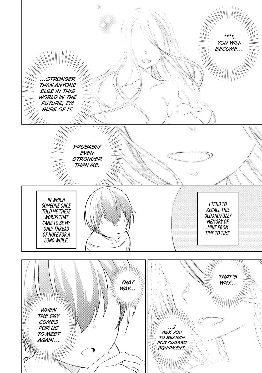 The Strongest Swordsman Has Zero Equipment Slots, but He Can Equip up to 9999 Items if It’s (Cute) Cursed Equipment Chapter 1 page 27 - Chapter 1