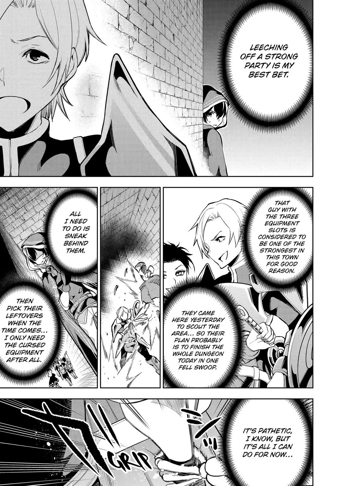 The Strongest Swordsman Has Zero Equipment Slots, but He Can Equip up to 9999 Items if It’s (Cute) Cursed Equipment Chapter 1 page 30 - Chapter 1
