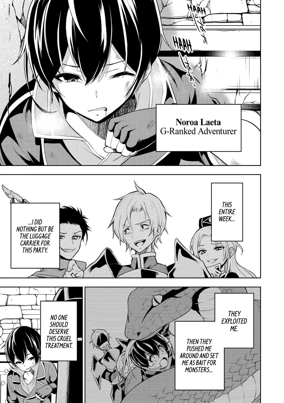 The Strongest Swordsman Has Zero Equipment Slots, but He Can Equip up to 9999 Items if It’s (Cute) Cursed Equipment Chapter 1 page 4 - Chapter 1