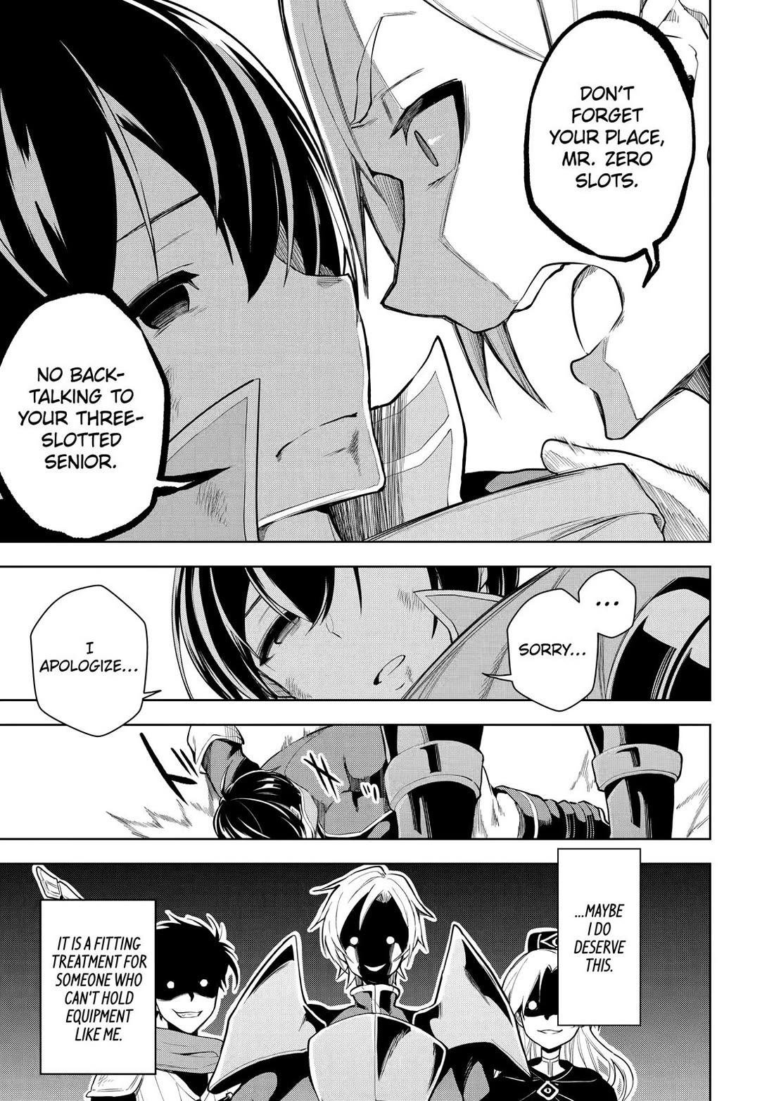 The Strongest Swordsman Has Zero Equipment Slots, but He Can Equip up to 9999 Items if It’s (Cute) Cursed Equipment Chapter 1 page 6 - Chapter 1