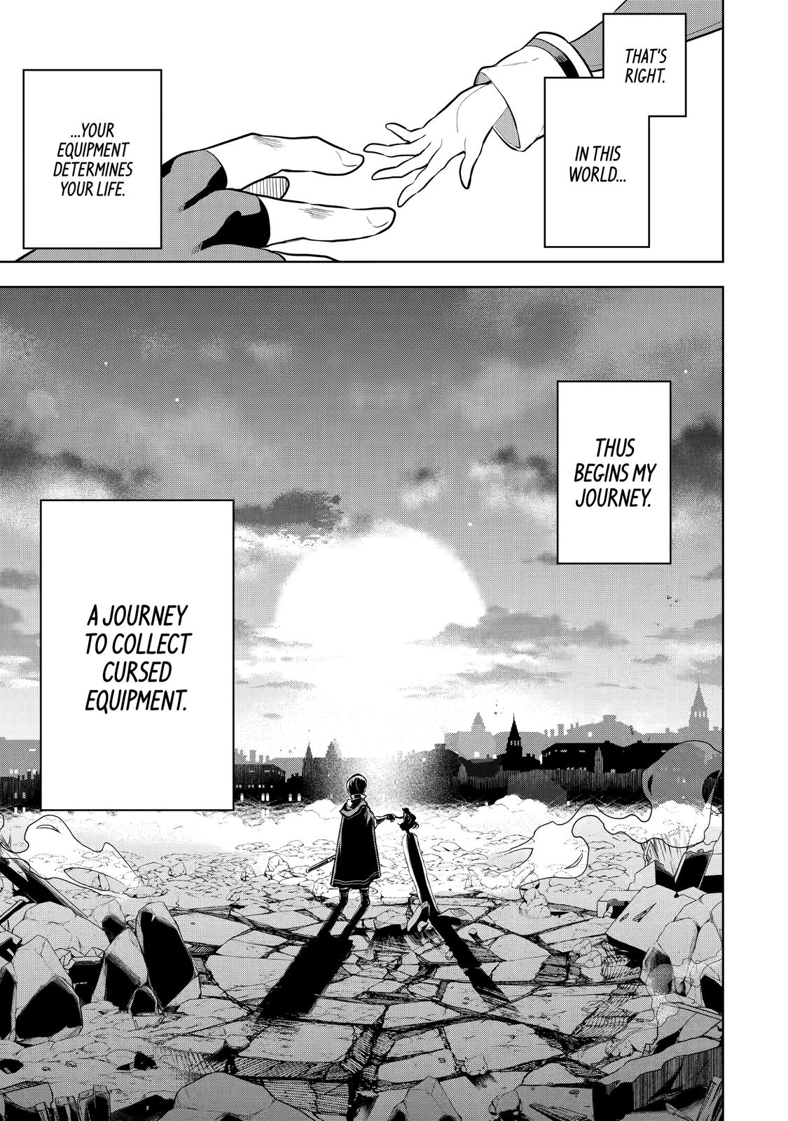 The Strongest Swordsman Has Zero Equipment Slots, but He Can Equip up to 9999 Items if It’s (Cute) Cursed Equipment Chapter 1 page 67 - Chapter 1
