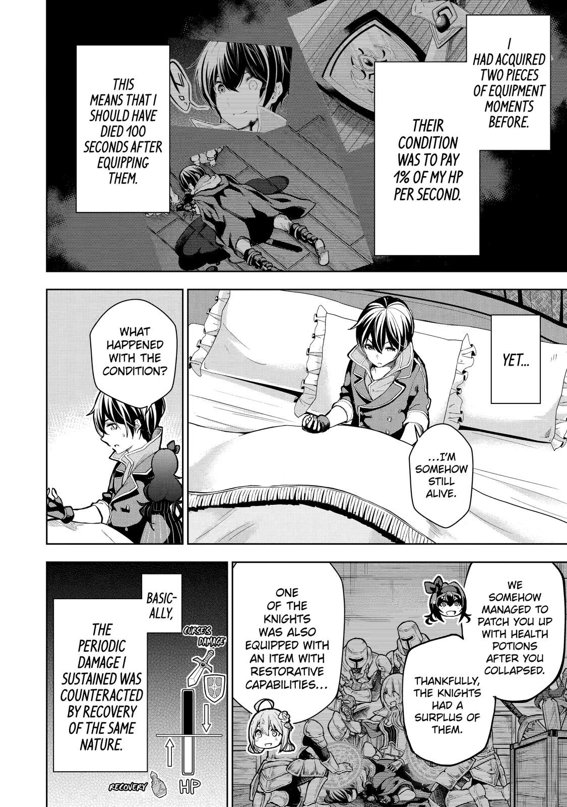 The Strongest Swordsman Has Zero Equipment Slots, but He Can Equip up to 9999 Items if It’s (Cute) Cursed Equipment Chapter 10 page 8 - Chapter 10