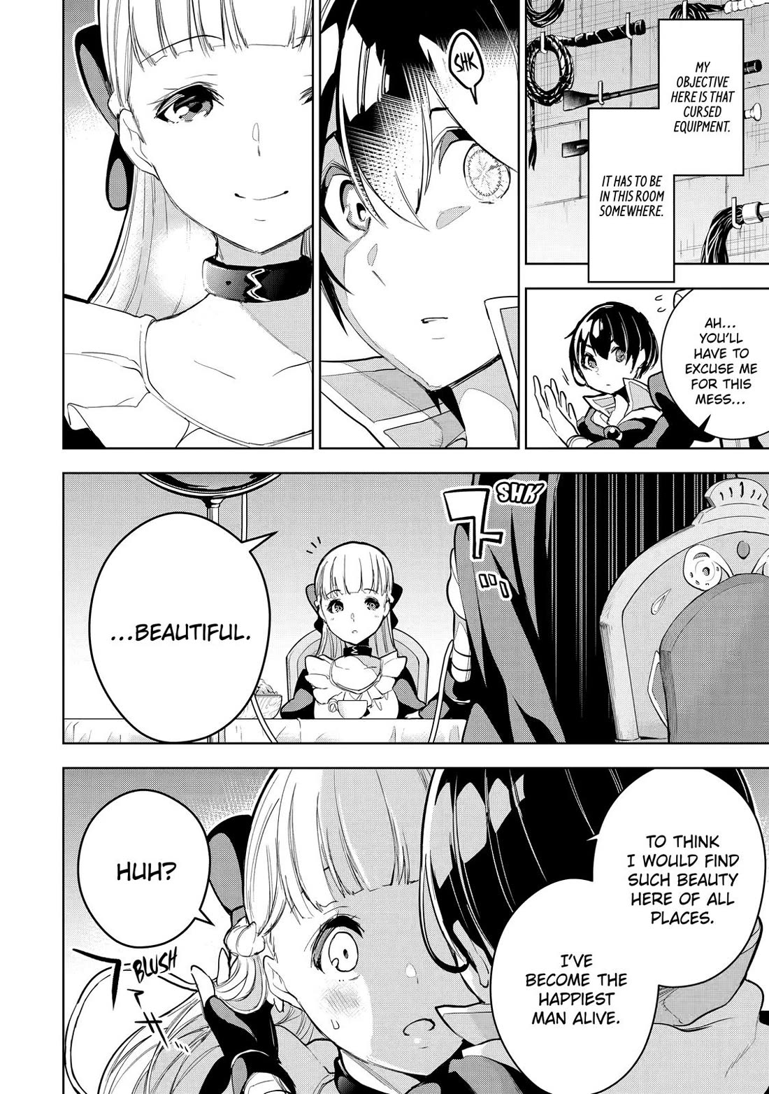The Strongest Swordsman Has Zero Equipment Slots, but He Can Equip up to 9999 Items if It’s (Cute) Cursed Equipment Chapter 11 page 14 - Chapter 11
