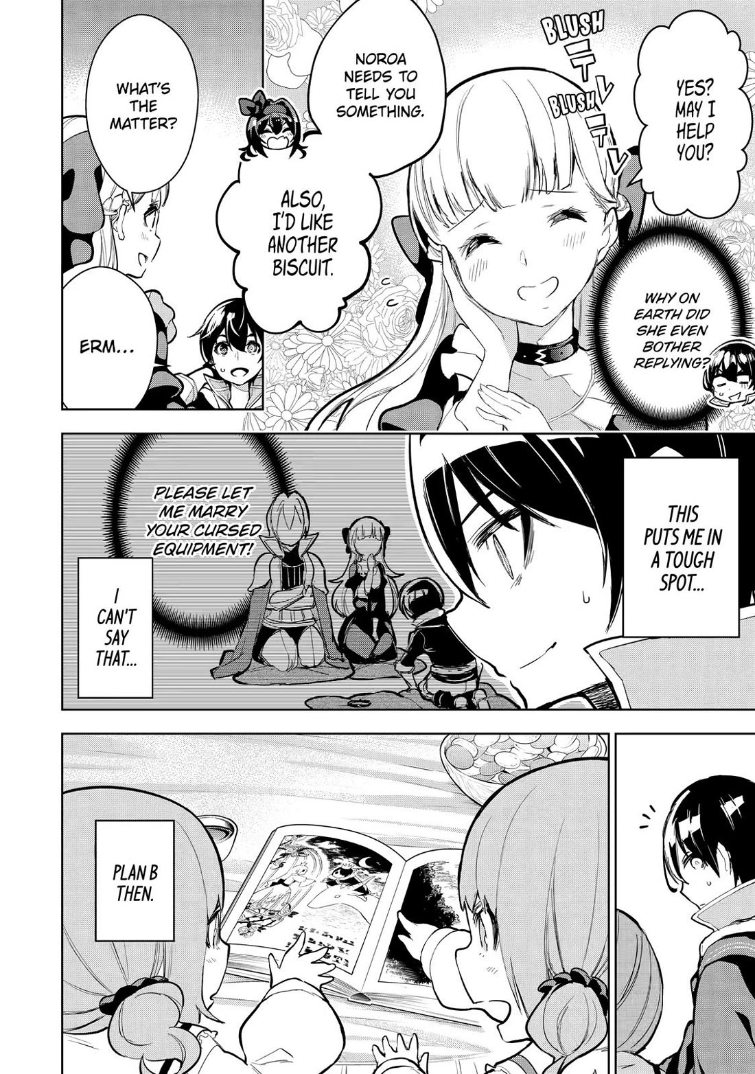 The Strongest Swordsman Has Zero Equipment Slots, but He Can Equip up to 9999 Items if It’s (Cute) Cursed Equipment Chapter 11 page 18 - Chapter 11