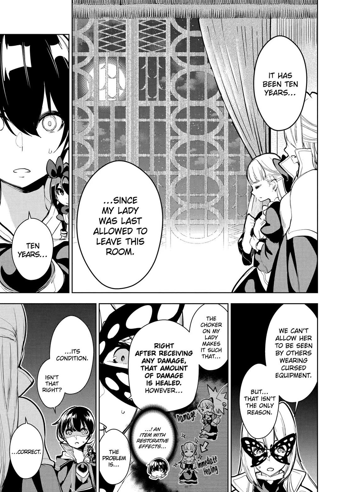 The Strongest Swordsman Has Zero Equipment Slots, but He Can Equip up to 9999 Items if It’s (Cute) Cursed Equipment Chapter 11 page 23 - Chapter 11