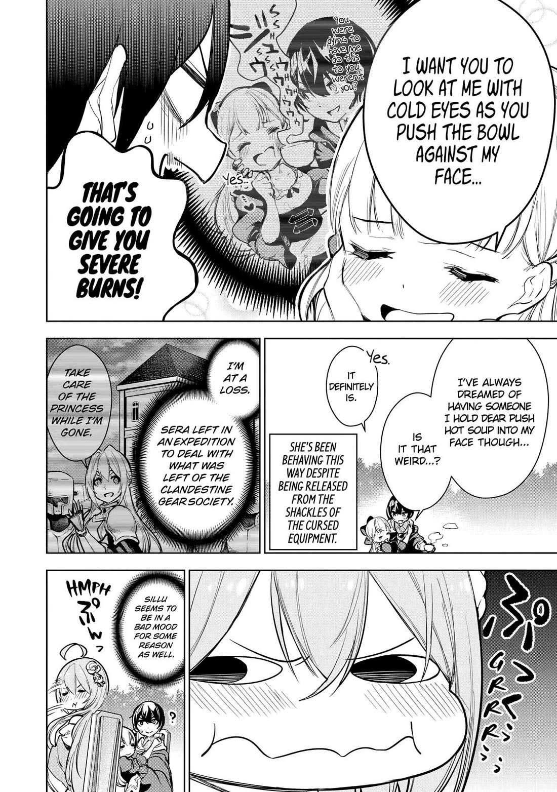 The Strongest Swordsman Has Zero Equipment Slots, but He Can Equip up to 9999 Items if It’s (Cute) Cursed Equipment Chapter 12 page 4 - Chapter 12