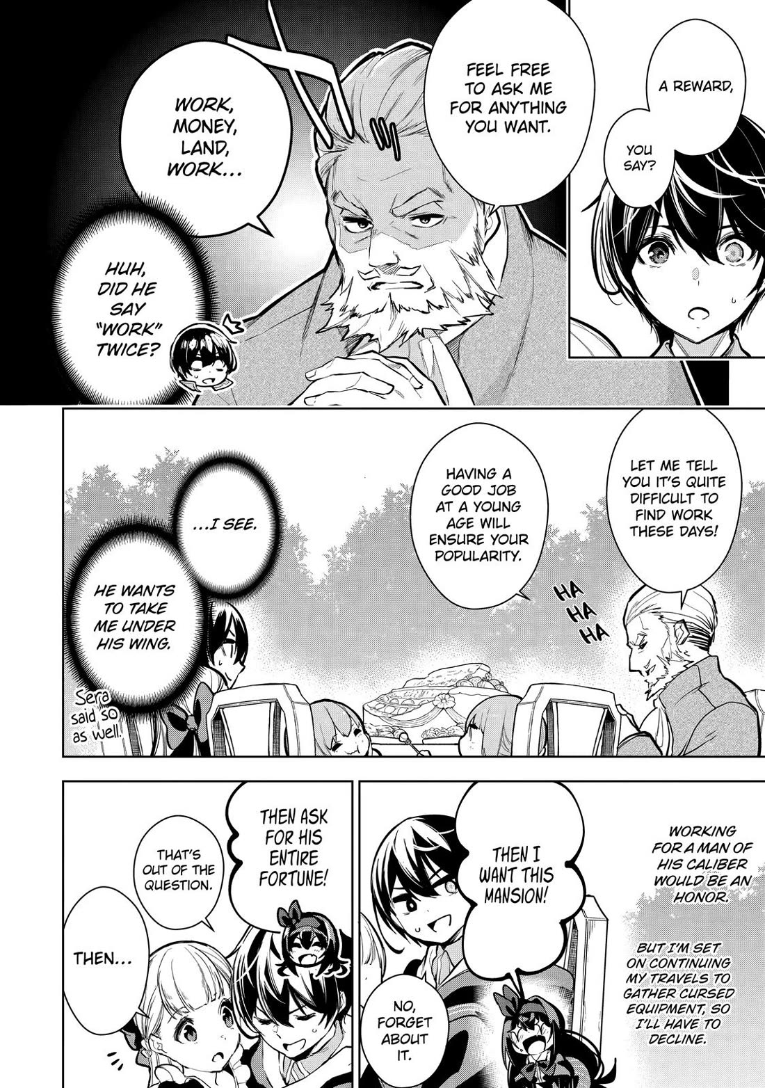 The Strongest Swordsman Has Zero Equipment Slots, but He Can Equip up to 9999 Items if It’s (Cute) Cursed Equipment Chapter 12 page 8 - Chapter 12