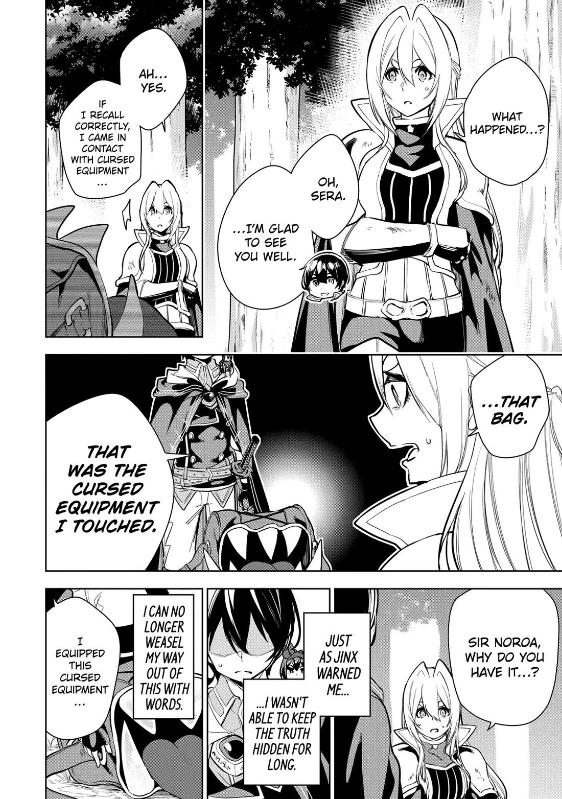The Strongest Swordsman Has Zero Equipment Slots, but He Can Equip up to 9999 Items if It’s (Cute) Cursed Equipment Chapter 14 page 29 - Chapter 14