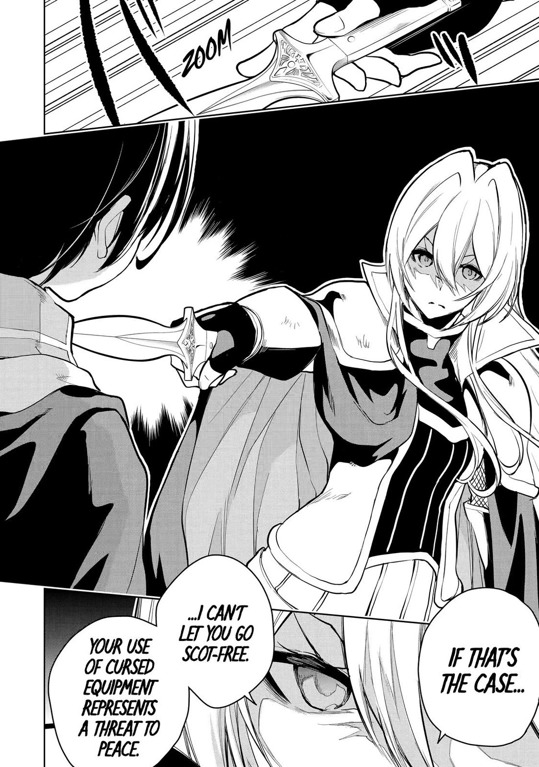 The Strongest Swordsman Has Zero Equipment Slots, but He Can Equip up to 9999 Items if It’s (Cute) Cursed Equipment Chapter 14 page 31 - Chapter 14
