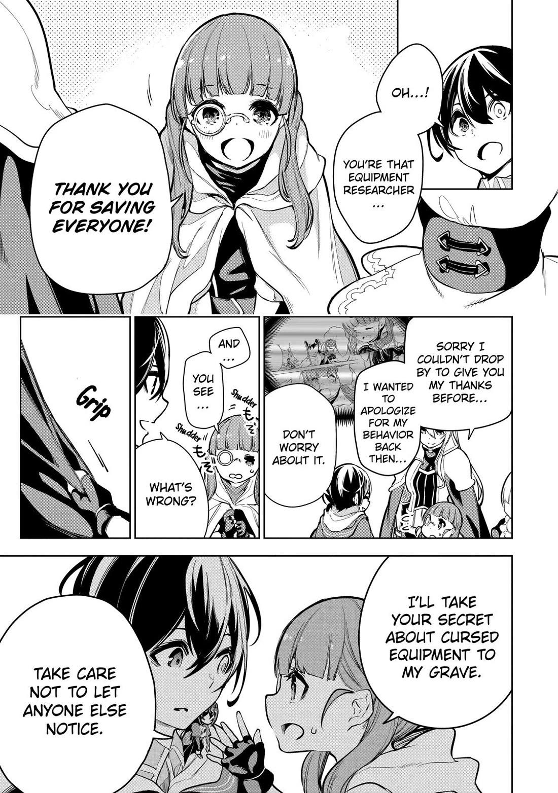 The Strongest Swordsman Has Zero Equipment Slots, but He Can Equip up to 9999 Items if It’s (Cute) Cursed Equipment Chapter 14 page 40 - Chapter 14
