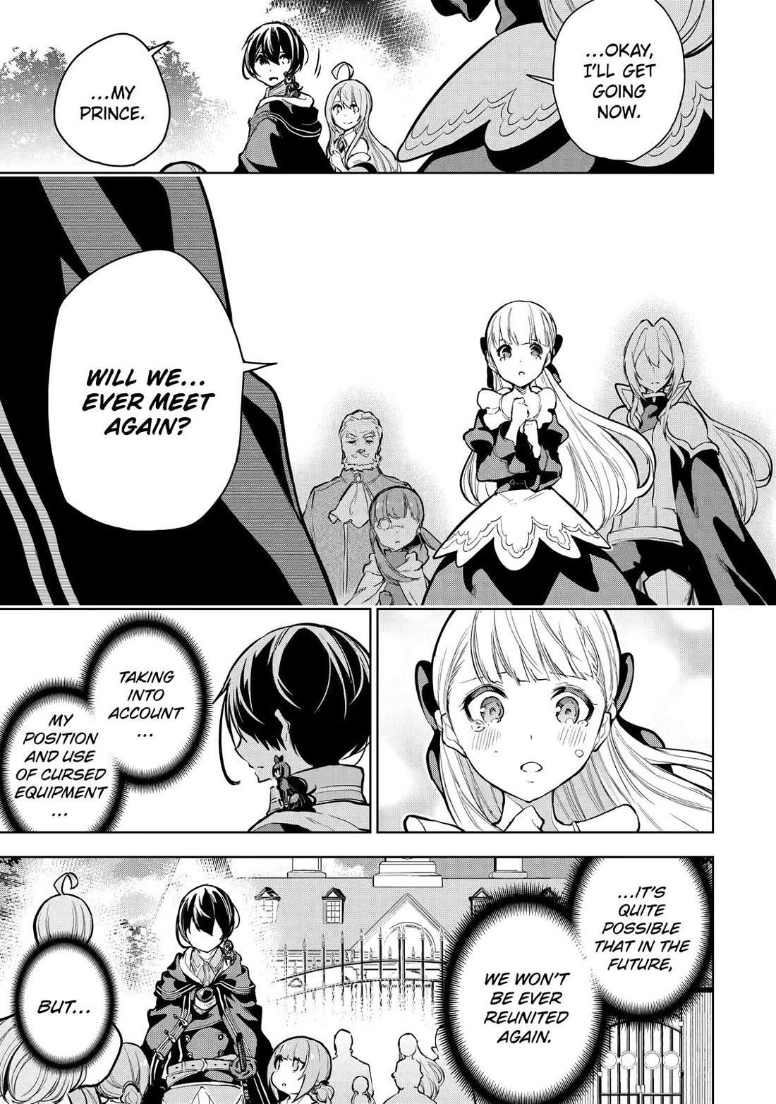 The Strongest Swordsman Has Zero Equipment Slots, but He Can Equip up to 9999 Items if It’s (Cute) Cursed Equipment Chapter 14 page 42 - Chapter 14