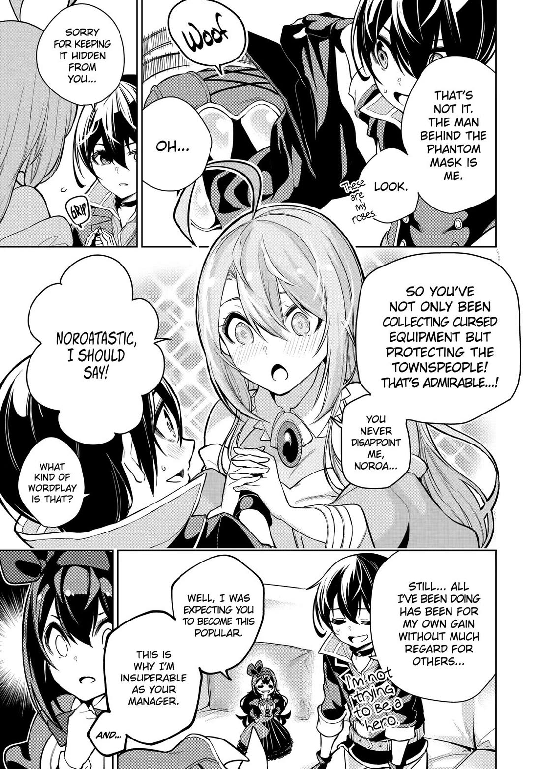 The Strongest Swordsman Has Zero Equipment Slots, but He Can Equip up to 9999 Items if It’s (Cute) Cursed Equipment Chapter 15 page 36 - Chapter 15