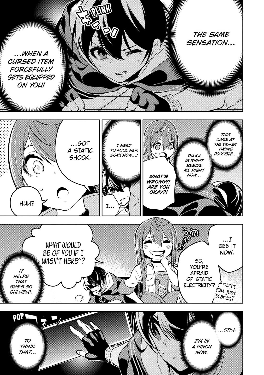 The Strongest Swordsman Has Zero Equipment Slots, but He Can Equip up to 9999 Items if It’s (Cute) Cursed Equipment Chapter 16 page 37 - Chapter 16