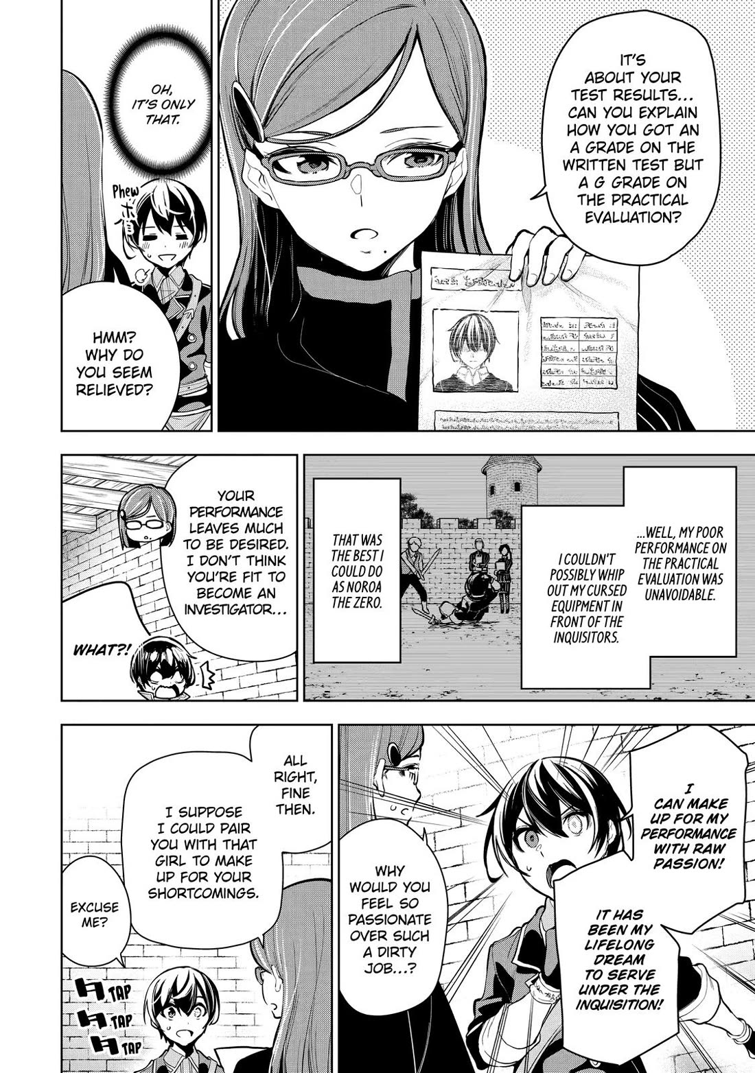 The Strongest Swordsman Has Zero Equipment Slots, but He Can Equip up to 9999 Items if It’s (Cute) Cursed Equipment Chapter 16 page 4 - Chapter 16