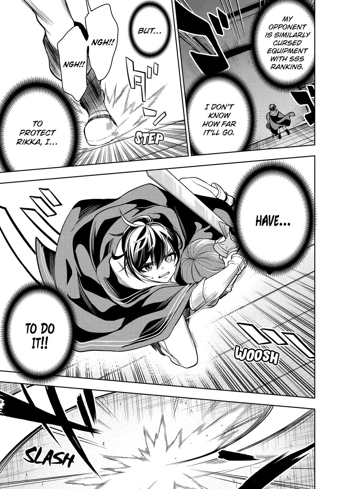 The Strongest Swordsman Has Zero Equipment Slots, but He Can Equip up to 9999 Items if It’s (Cute) Cursed Equipment Chapter 17 page 17 - Chapter 17