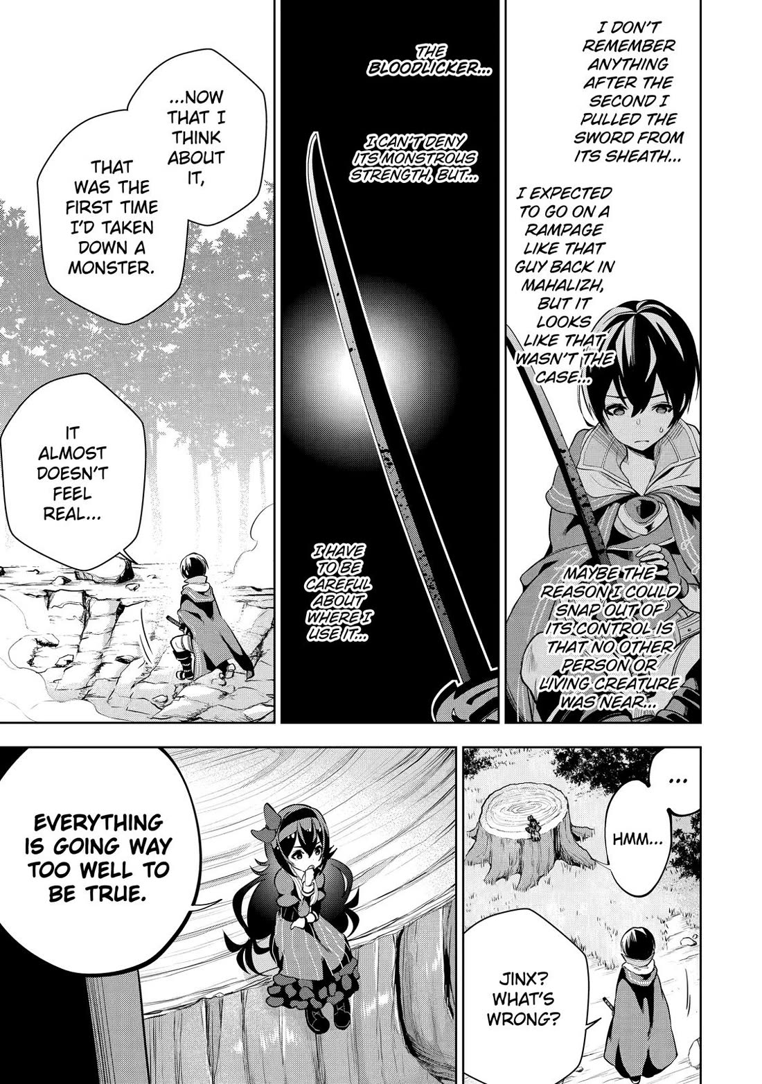 The Strongest Swordsman Has Zero Equipment Slots, but He Can Equip up to 9999 Items if It’s (Cute) Cursed Equipment Chapter 2 page 12 - Chapter 2