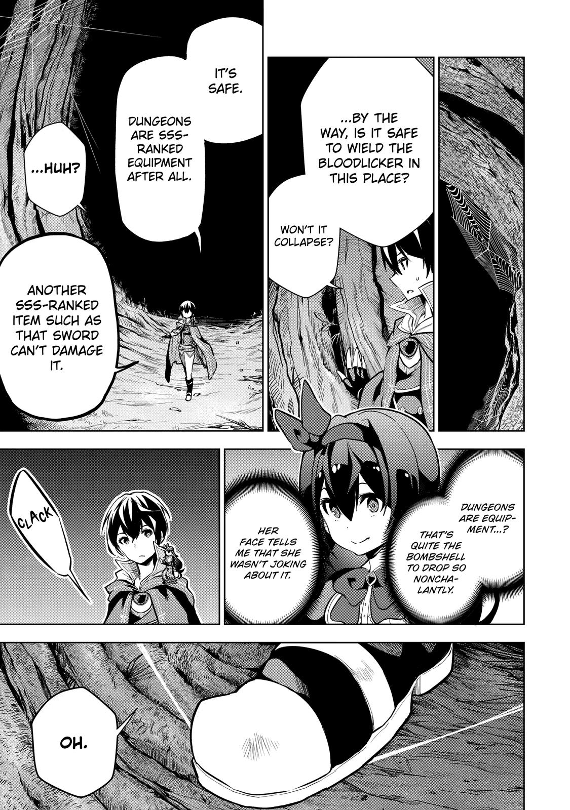 The Strongest Swordsman Has Zero Equipment Slots, but He Can Equip up to 9999 Items if It’s (Cute) Cursed Equipment Chapter 2 page 26 - Chapter 2