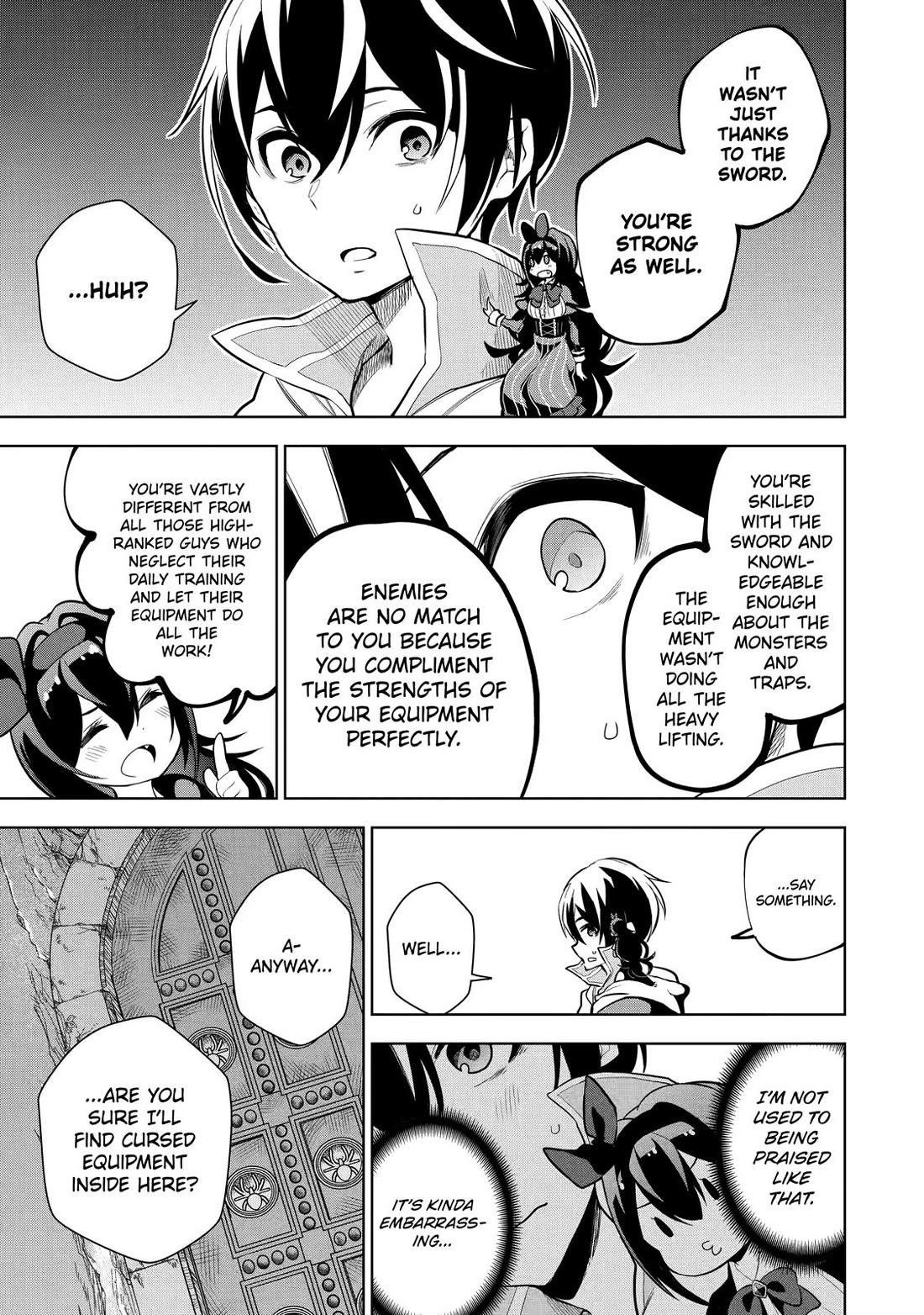 The Strongest Swordsman Has Zero Equipment Slots, but He Can Equip up to 9999 Items if It’s (Cute) Cursed Equipment Chapter 2 page 30 - Chapter 2
