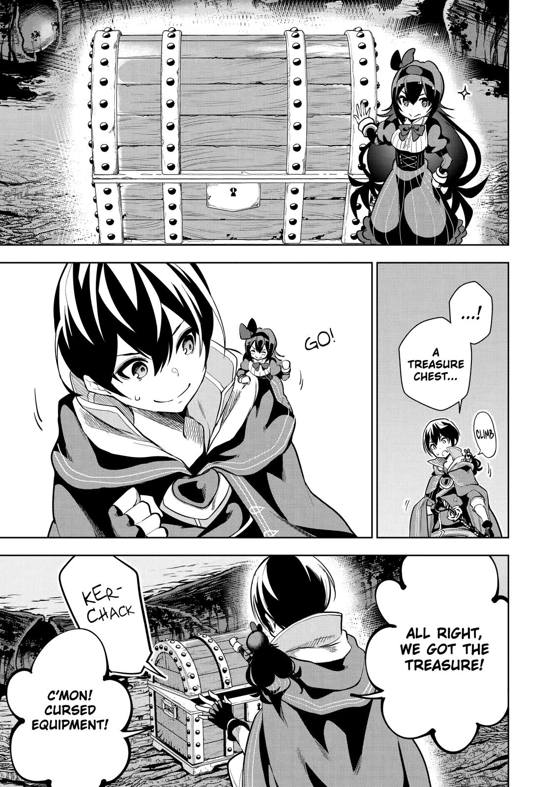 The Strongest Swordsman Has Zero Equipment Slots, but He Can Equip up to 9999 Items if It’s (Cute) Cursed Equipment Chapter 2 page 38 - Chapter 2