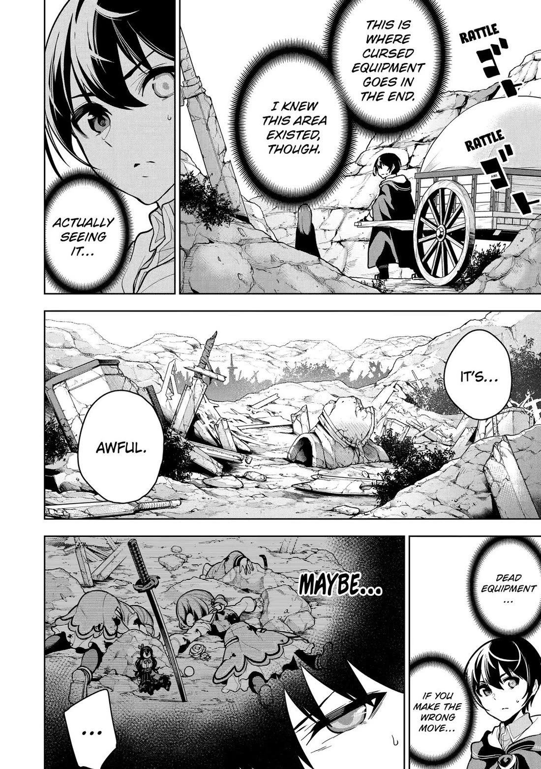 The Strongest Swordsman Has Zero Equipment Slots, but He Can Equip up to 9999 Items if It’s (Cute) Cursed Equipment Chapter 20 page 20 - Chapter 20