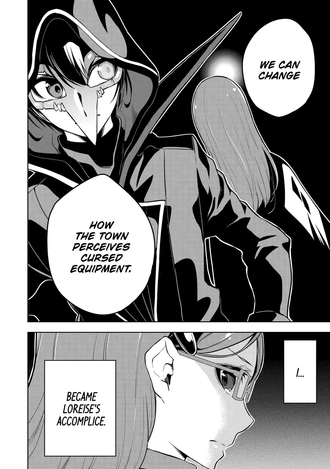 The Strongest Swordsman Has Zero Equipment Slots, but He Can Equip up to 9999 Items if It’s (Cute) Cursed Equipment Chapter 21 page 34 - Chapter 21