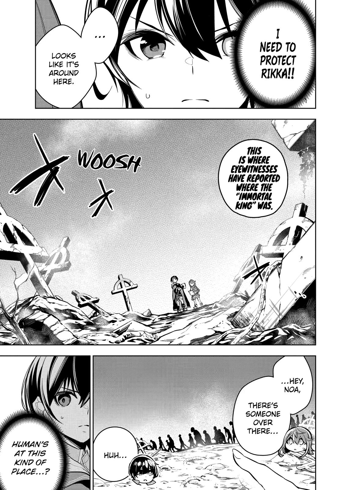 The Strongest Swordsman Has Zero Equipment Slots, but He Can Equip up to 9999 Items if It’s (Cute) Cursed Equipment Chapter 22 page 17 - Chapter 22