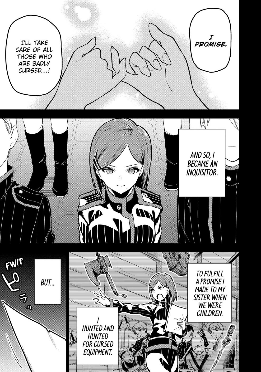 The Strongest Swordsman Has Zero Equipment Slots, but He Can Equip up to 9999 Items if It’s (Cute) Cursed Equipment Chapter 26 page 19 - Chapter 26