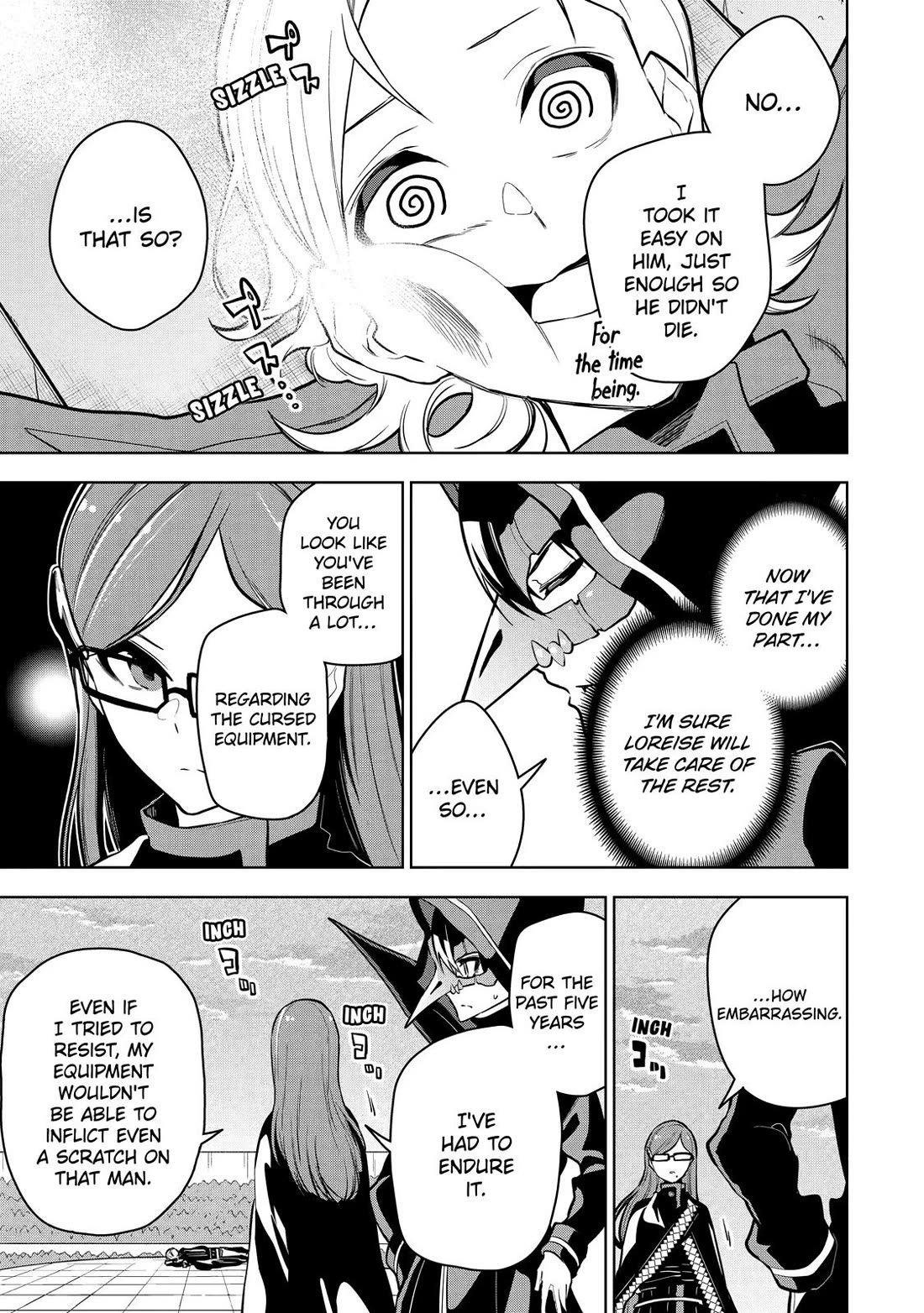 The Strongest Swordsman Has Zero Equipment Slots, but He Can Equip up to 9999 Items if It’s (Cute) Cursed Equipment Chapter 26 page 3 - Chapter 26