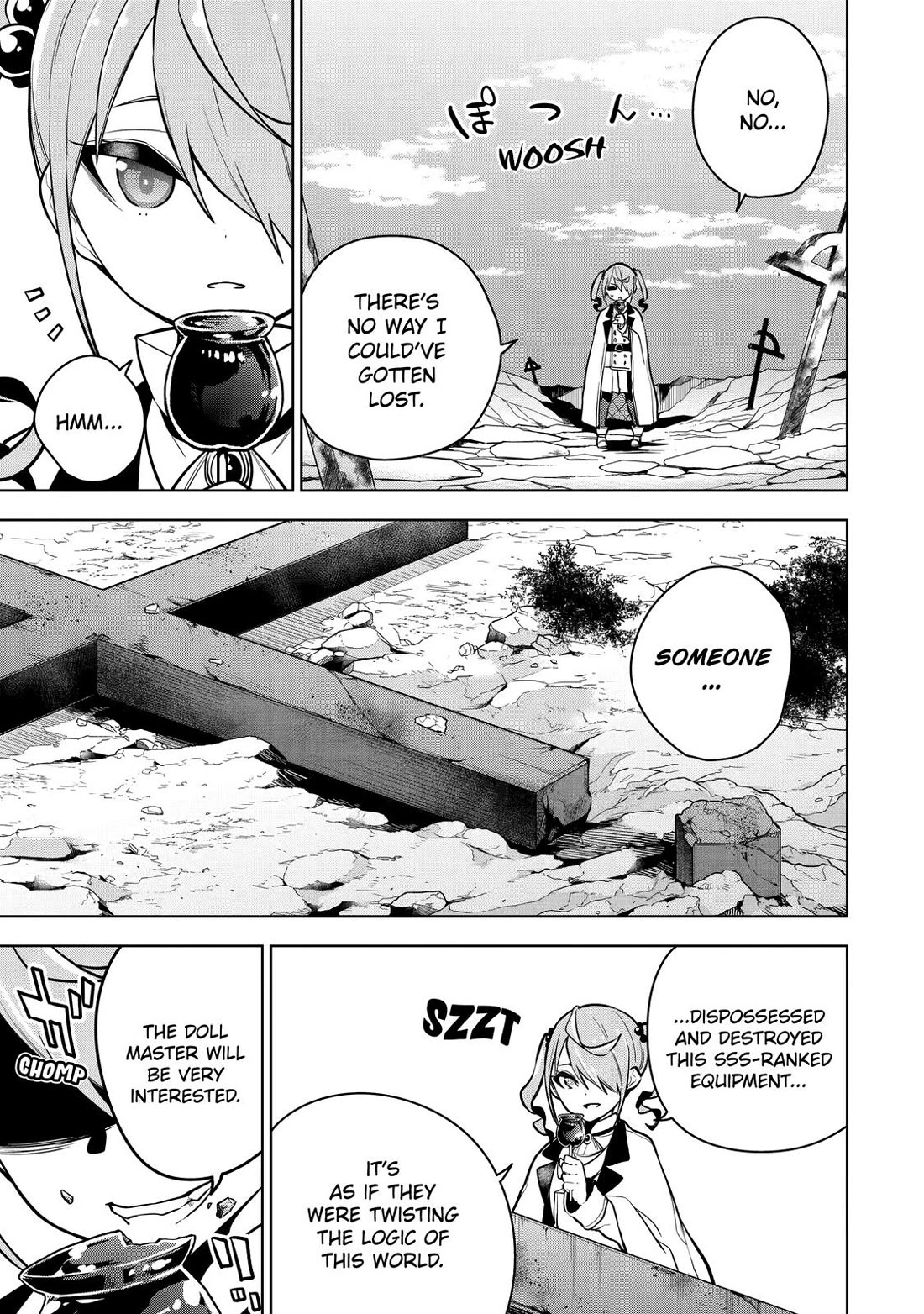 The Strongest Swordsman Has Zero Equipment Slots, but He Can Equip up to 9999 Items if It’s (Cute) Cursed Equipment Chapter 27 page 40 - Chapter 27