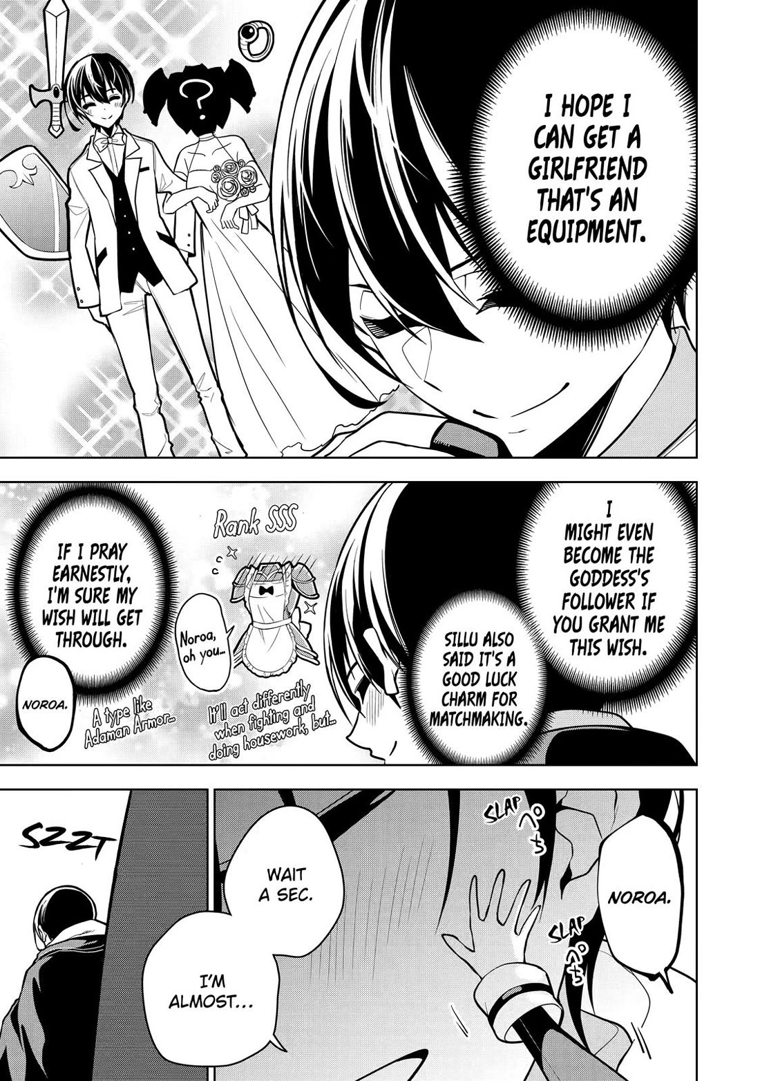 The Strongest Swordsman Has Zero Equipment Slots, but He Can Equip up to 9999 Items if It’s (Cute) Cursed Equipment Chapter 28 page 33 - Chapter 28