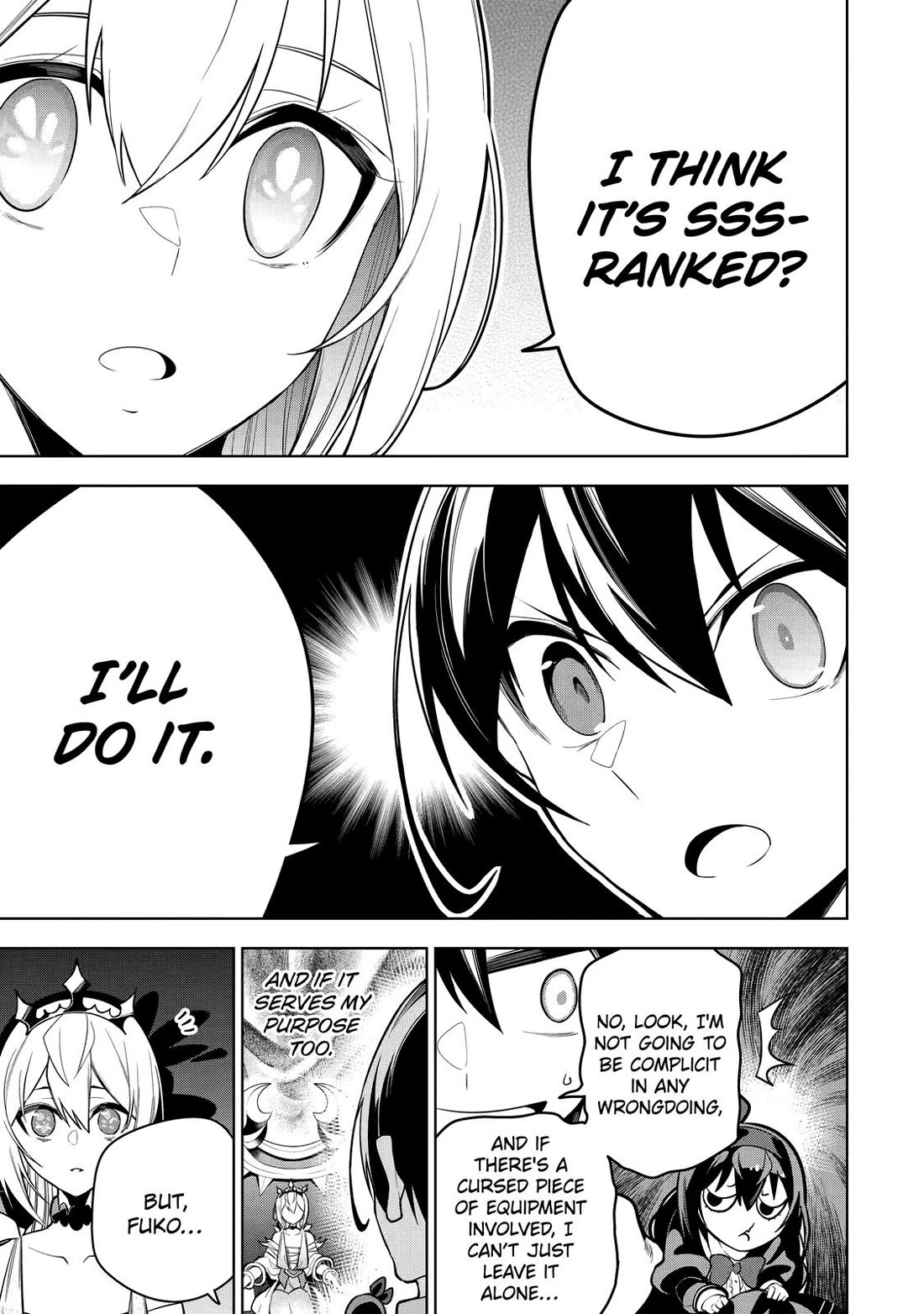 The Strongest Swordsman Has Zero Equipment Slots, but He Can Equip up to 9999 Items if It’s (Cute) Cursed Equipment Chapter 29 page 25 - Chapter 29