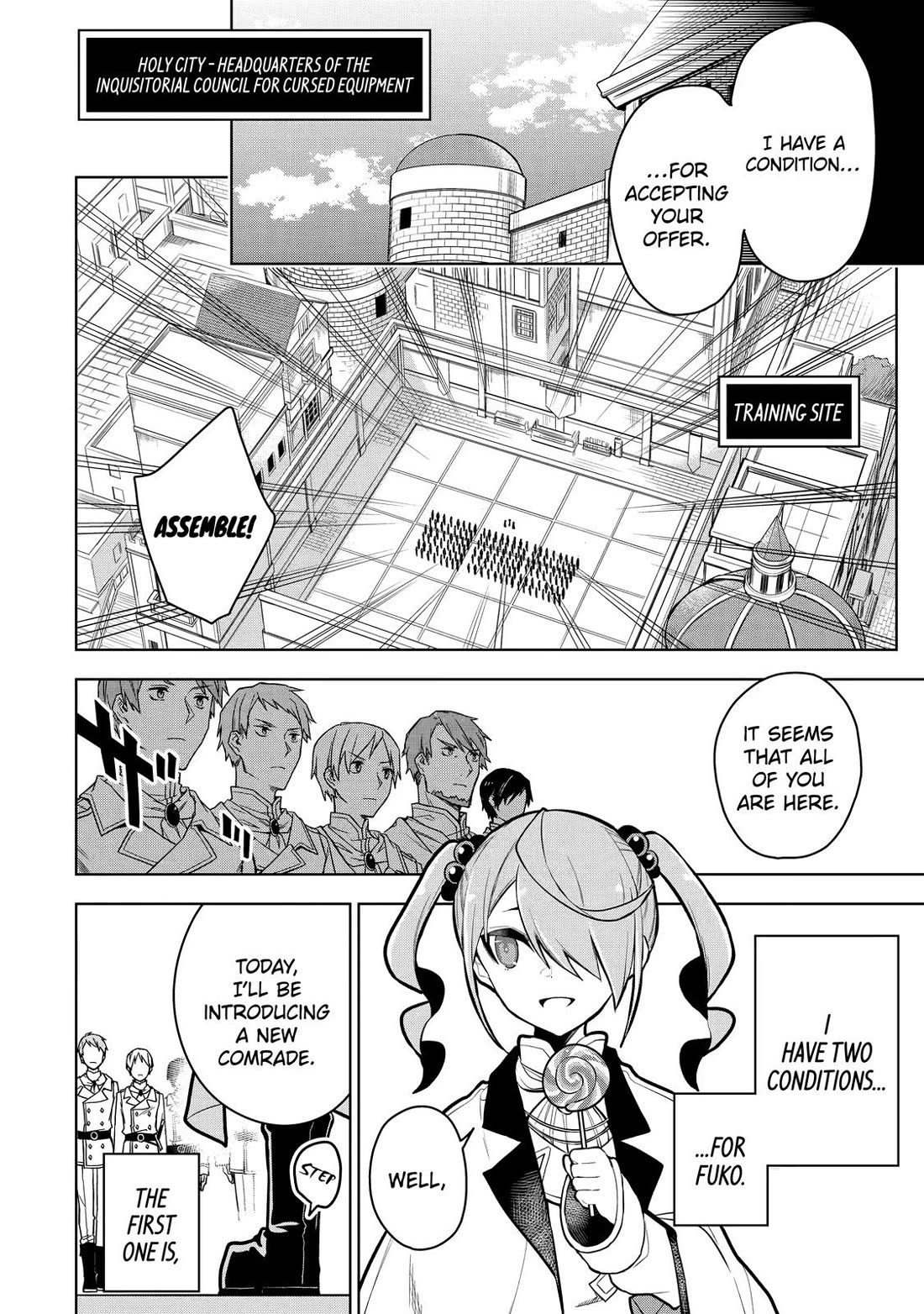 The Strongest Swordsman Has Zero Equipment Slots, but He Can Equip up to 9999 Items if It’s (Cute) Cursed Equipment Chapter 29 page 26 - Chapter 29