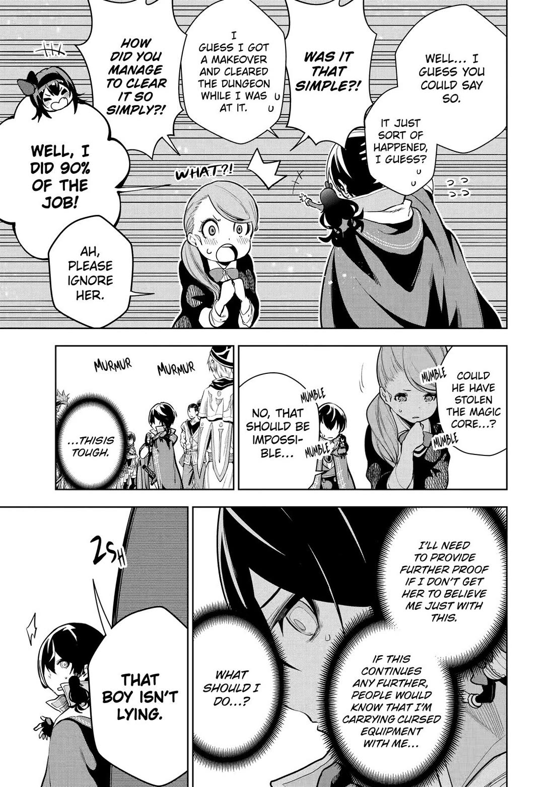 The Strongest Swordsman Has Zero Equipment Slots, but He Can Equip up to 9999 Items if It’s (Cute) Cursed Equipment Chapter 3 page 19 - Chapter 3
