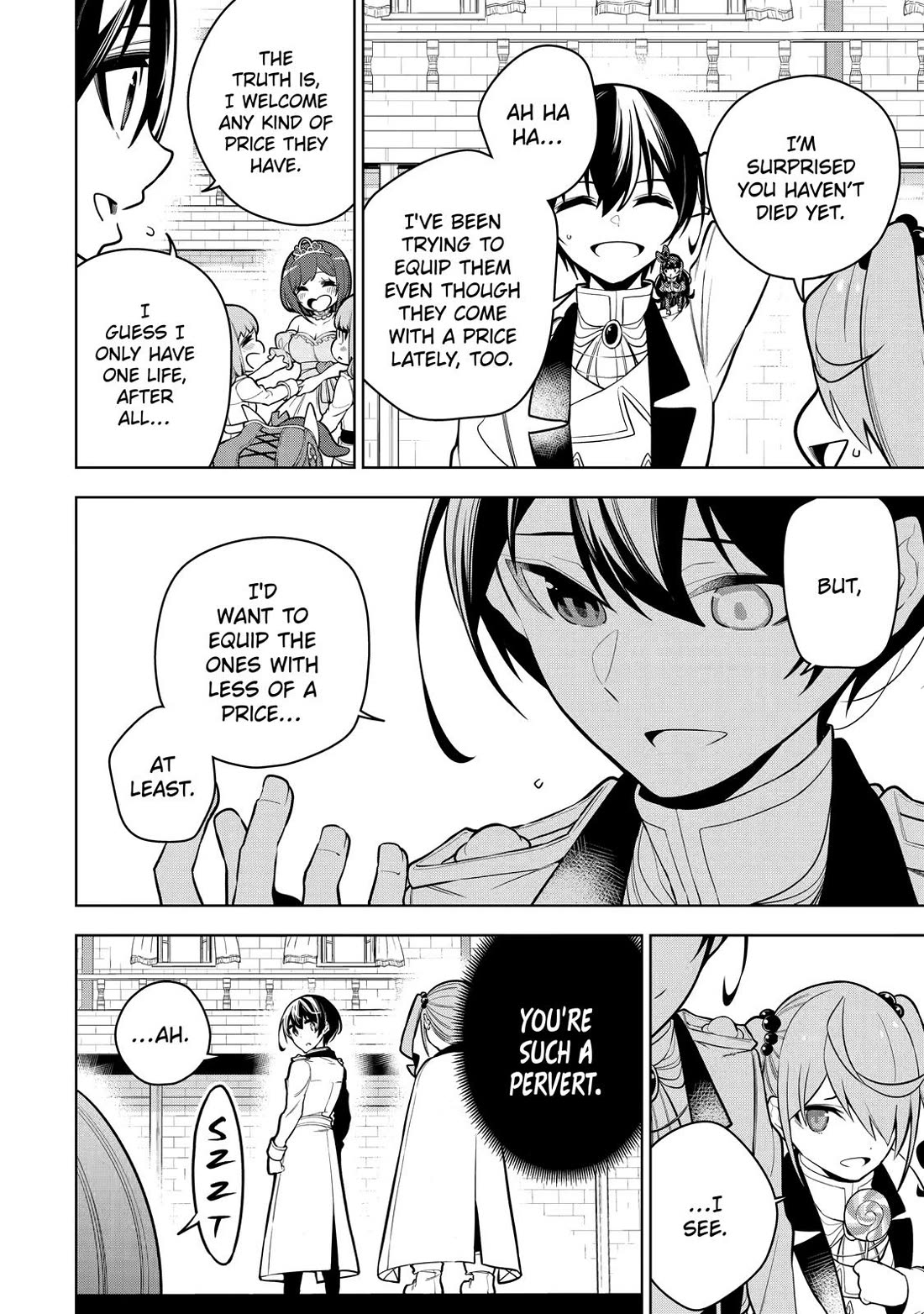 The Strongest Swordsman Has Zero Equipment Slots, but He Can Equip up to 9999 Items if It’s (Cute) Cursed Equipment Chapter 32 page 4 - Chapter 32