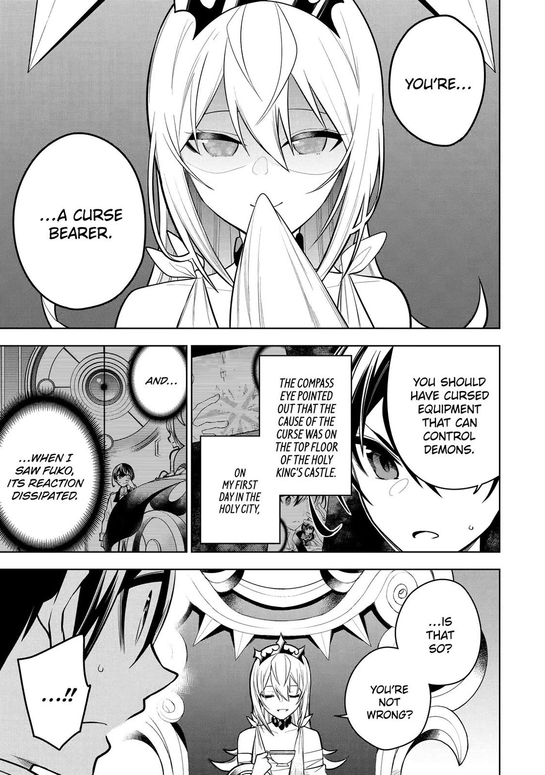 The Strongest Swordsman Has Zero Equipment Slots, but He Can Equip up to 9999 Items if It’s (Cute) Cursed Equipment Chapter 34 page 3 - Chapter 34