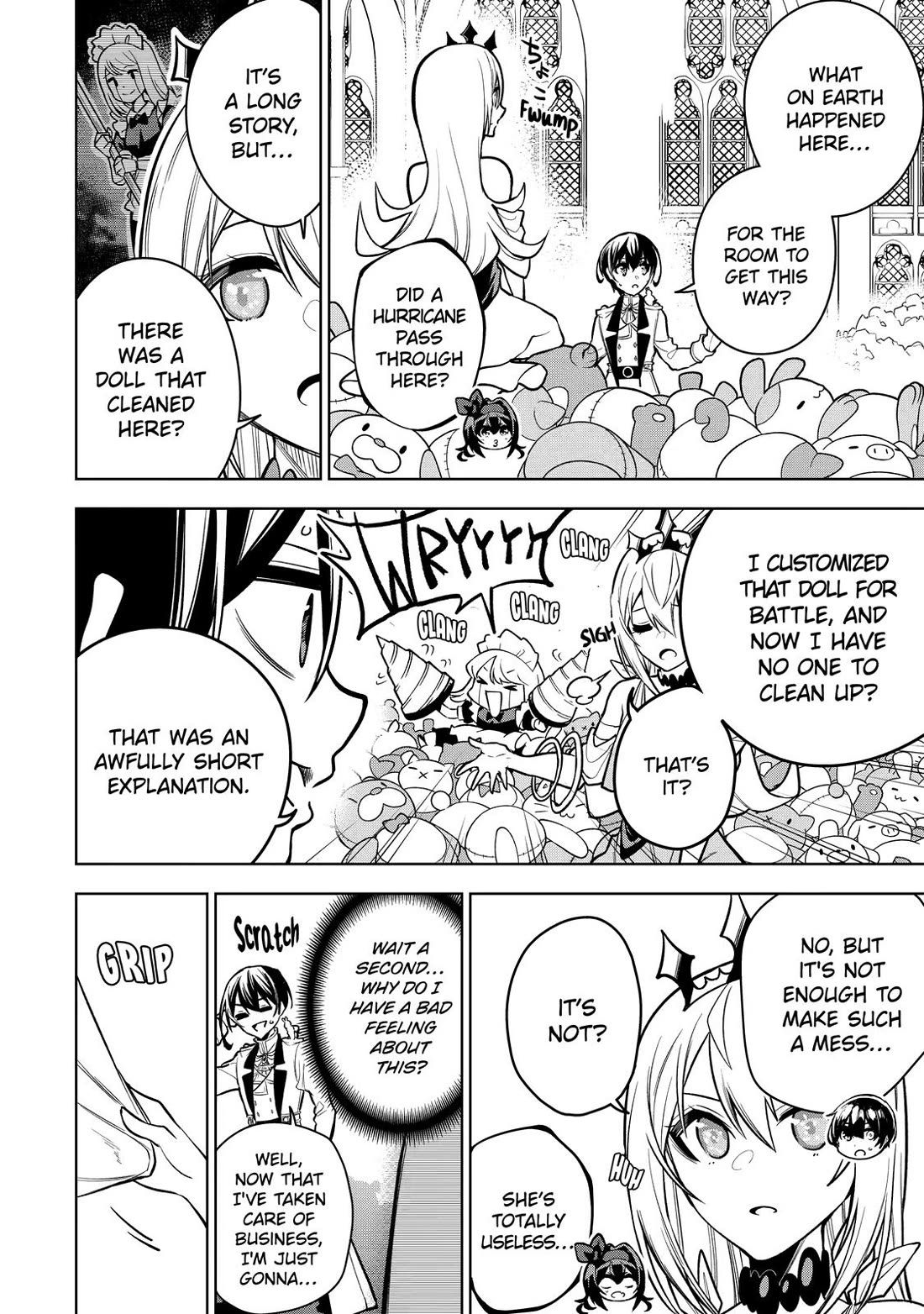 The Strongest Swordsman Has Zero Equipment Slots, but He Can Equip up to 9999 Items if It’s (Cute) Cursed Equipment Chapter 35 page 18 - Chapter 35