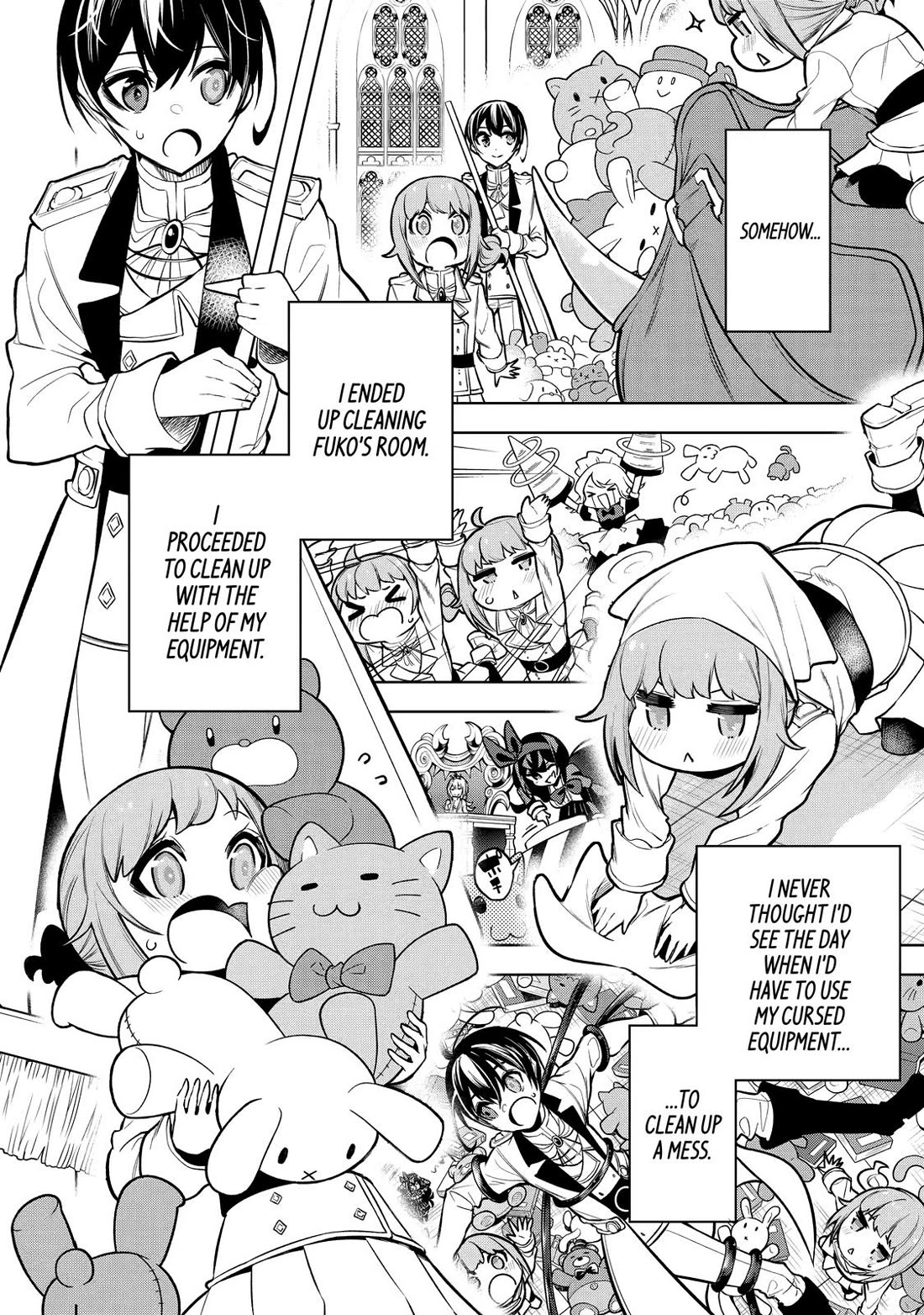 The Strongest Swordsman Has Zero Equipment Slots, but He Can Equip up to 9999 Items if It’s (Cute) Cursed Equipment Chapter 35 page 20 - Chapter 35