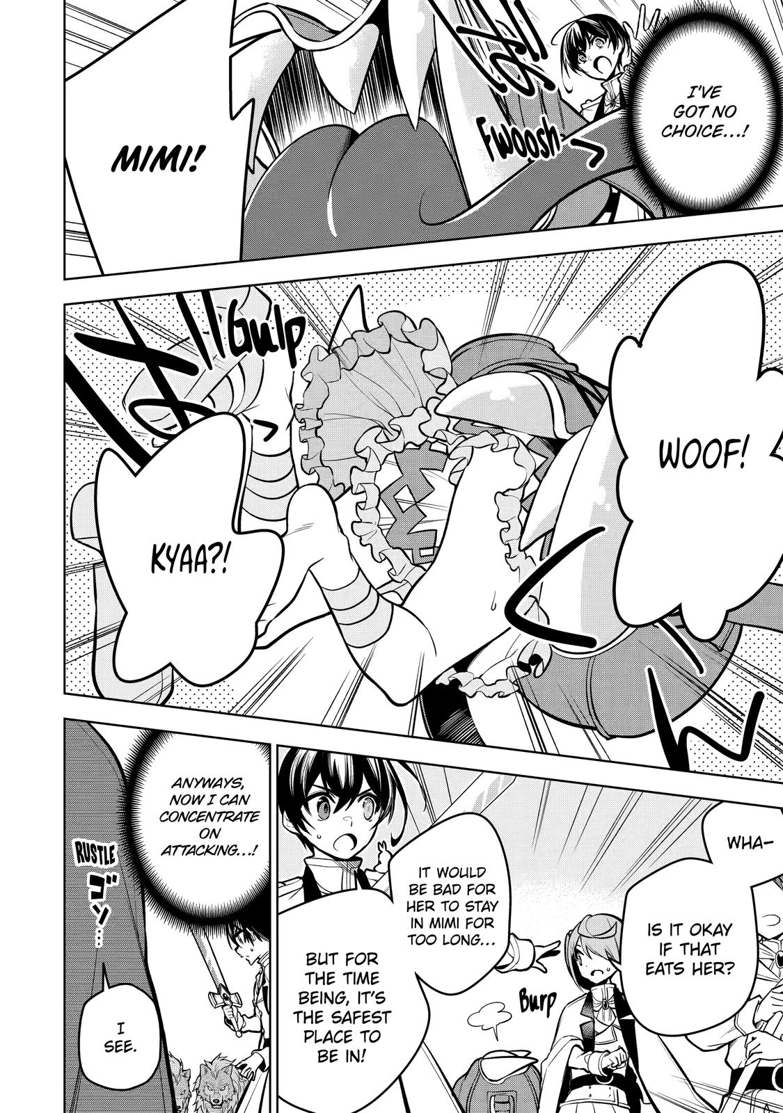 The Strongest Swordsman Has Zero Equipment Slots, but He Can Equip up to 9999 Items if It’s (Cute) Cursed Equipment Chapter 36 page 21 - Chapter 36