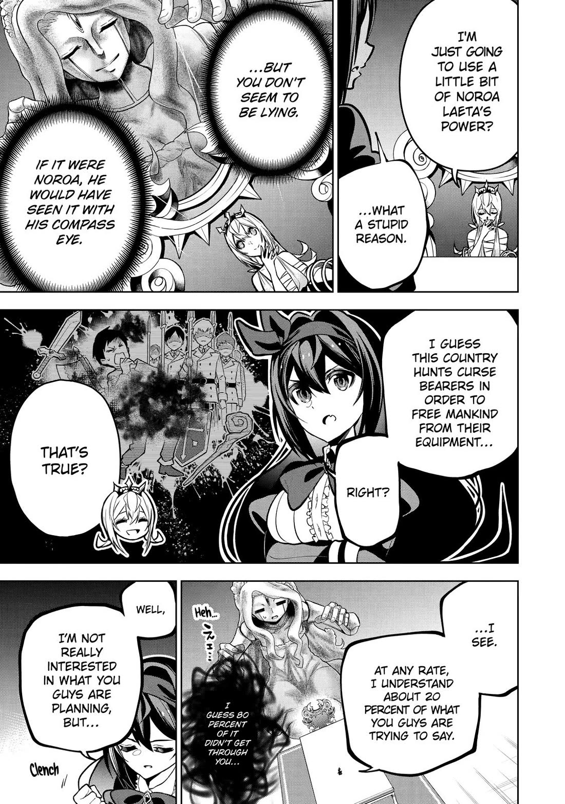 The Strongest Swordsman Has Zero Equipment Slots, but He Can Equip up to 9999 Items if It’s (Cute) Cursed Equipment Chapter 36 page 8 - Chapter 36