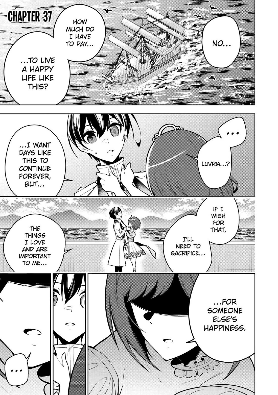 The Strongest Swordsman Has Zero Equipment Slots, but He Can Equip up to 9999 Items if It’s (Cute) Cursed Equipment Chapter 37 page 1 - Chapter 37