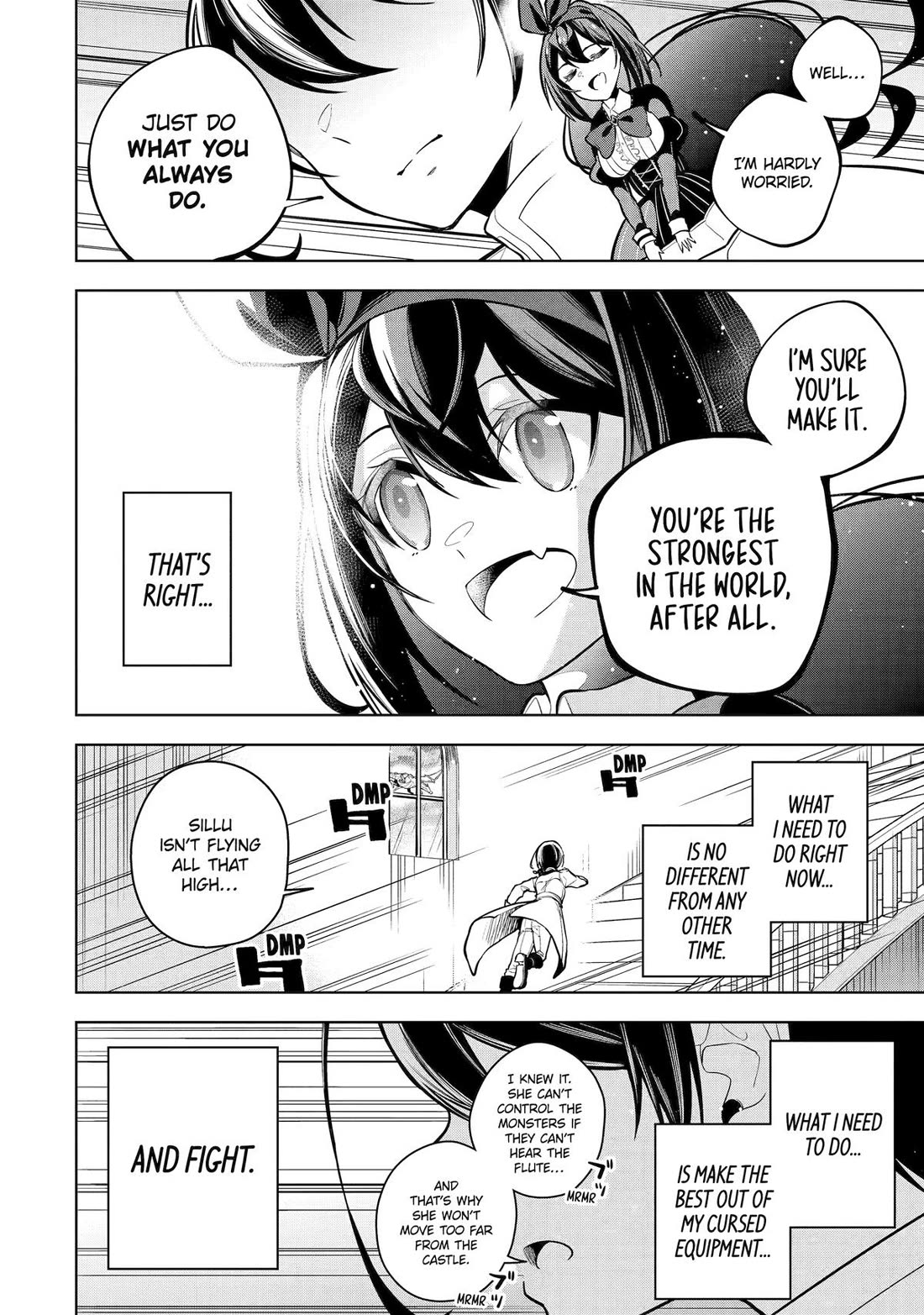 The Strongest Swordsman Has Zero Equipment Slots, but He Can Equip up to 9999 Items if It’s (Cute) Cursed Equipment Chapter 39 page 43 - Chapter 39