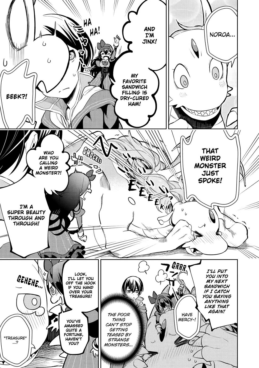 The Strongest Swordsman Has Zero Equipment Slots, but He Can Equip up to 9999 Items if It’s (Cute) Cursed Equipment Chapter 4 page 19 - Chapter 4
