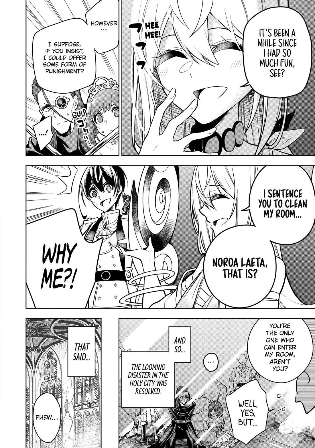 The Strongest Swordsman Has Zero Equipment Slots, but He Can Equip up to 9999 Items if It’s (Cute) Cursed Equipment Chapter 40 page 34 - Chapter 40 [END]
